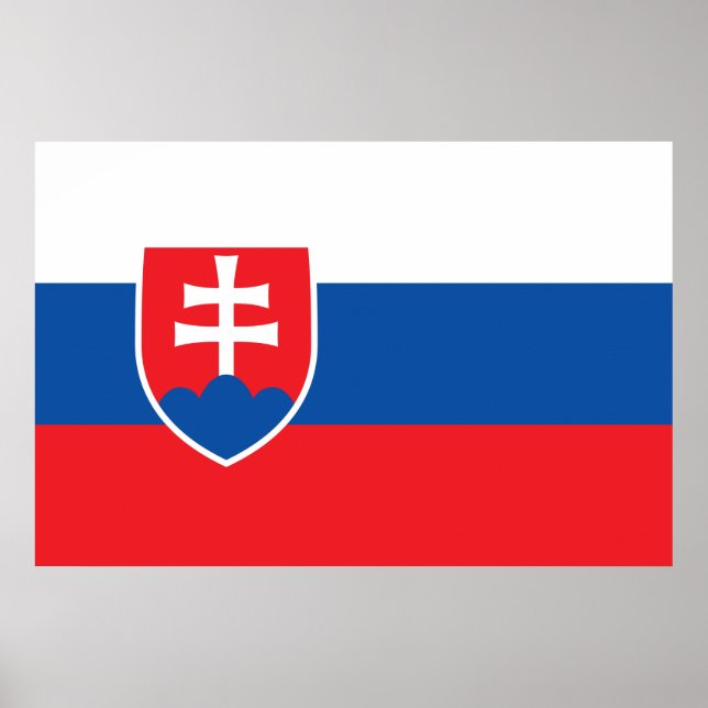 Flag of Slovakia Poster (Front)