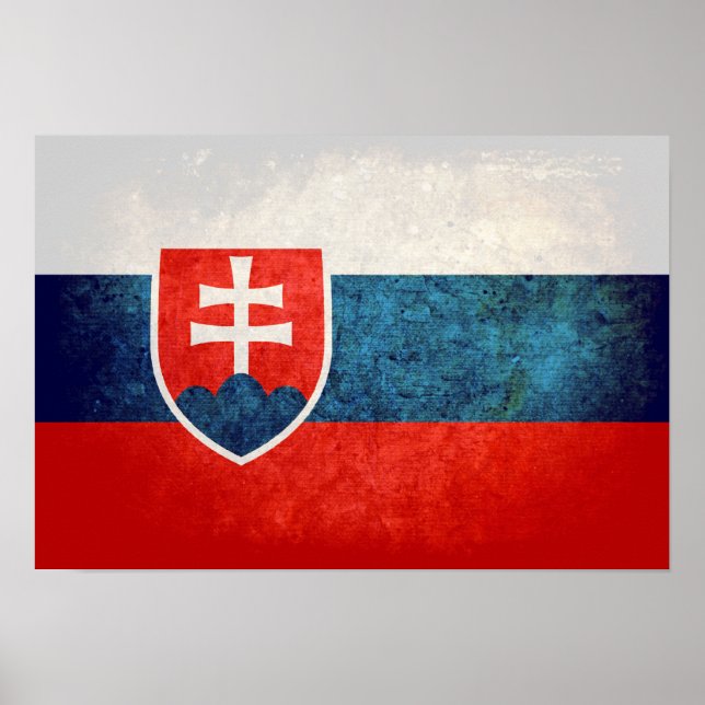 Flag of Slovakia Poster (Front)