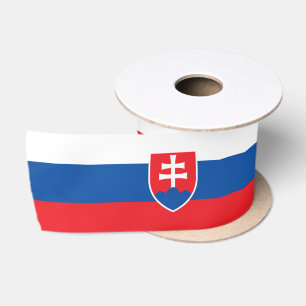 Flag of Slovakia Satin Ribbon