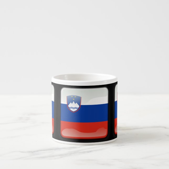Flag of Slovenia Espresso Cup (Front)