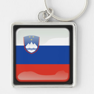 Flag of Slovenia Key Ring