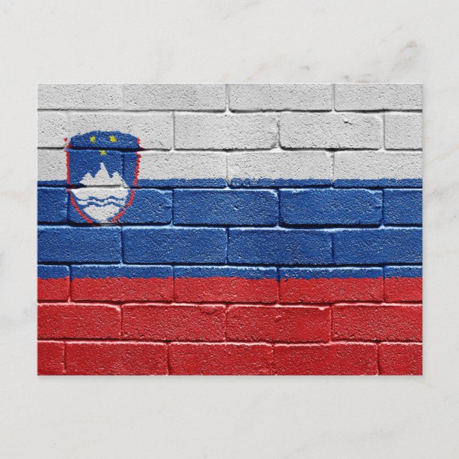 Flag of Slovenia Postcard (Front)