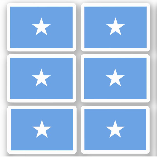 Flag of Somalia - a collection Sticker (Front)