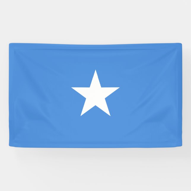 Flag of Somalia Banner (Horizontal)