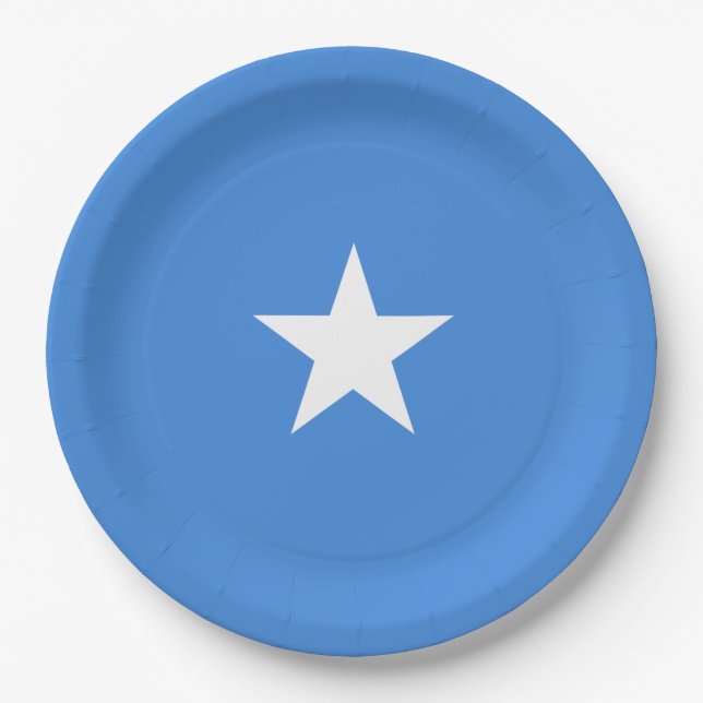 Flag of Somalia Paper Plate (Front)