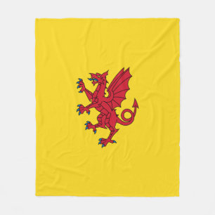 Flag of Somerset Fleece Blanket