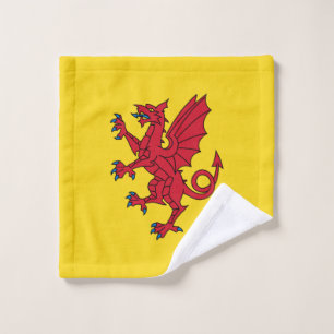 Flag of Somerset  Wash Cloth