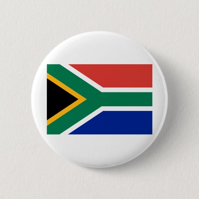 Flag of South Africa 6 Cm Round Badge (Front)