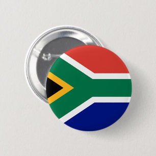 Flag of South Africa 6 Cm Round Badge