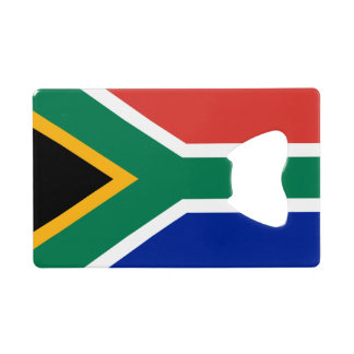 Flag of South Africa Credit Card Bottle Opener