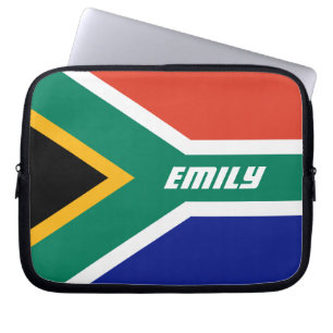 Flag of South Africa Personalised Laptop Sleeve