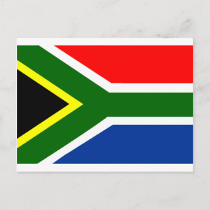 Flag of South Africa Postcard