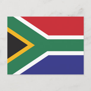 Flag of South Africa Postcard