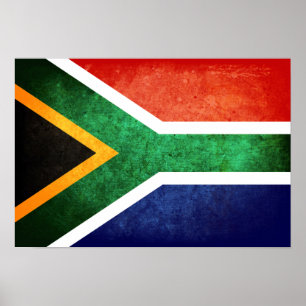 Flag of South Africa Poster