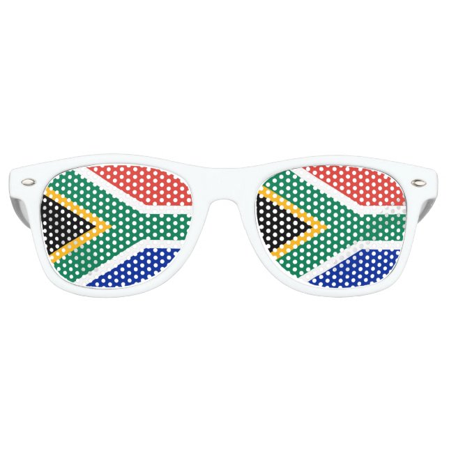 Flag of South Africa Retro Sunglasses (Front)