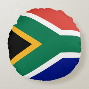 Flag of South Africa Round Cushion