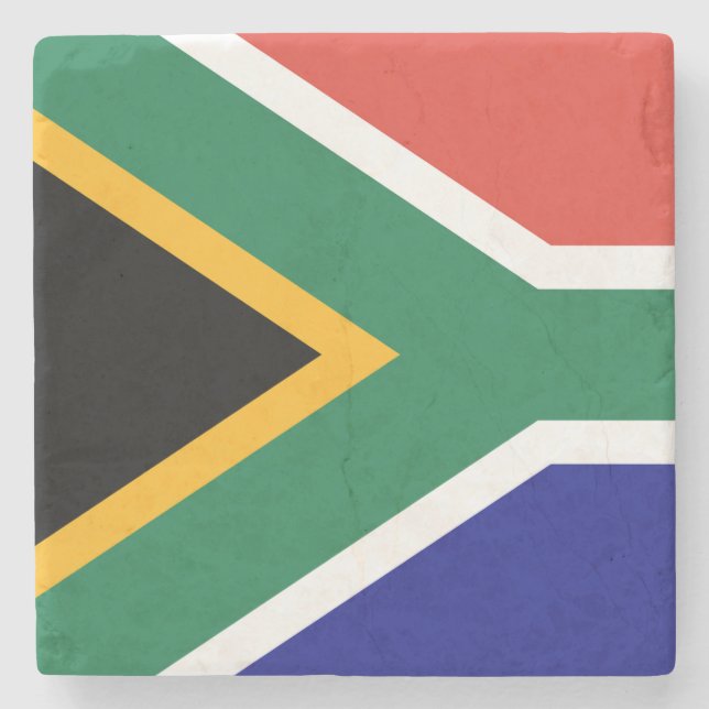 Flag of South Africa Stone Coaster (Front)