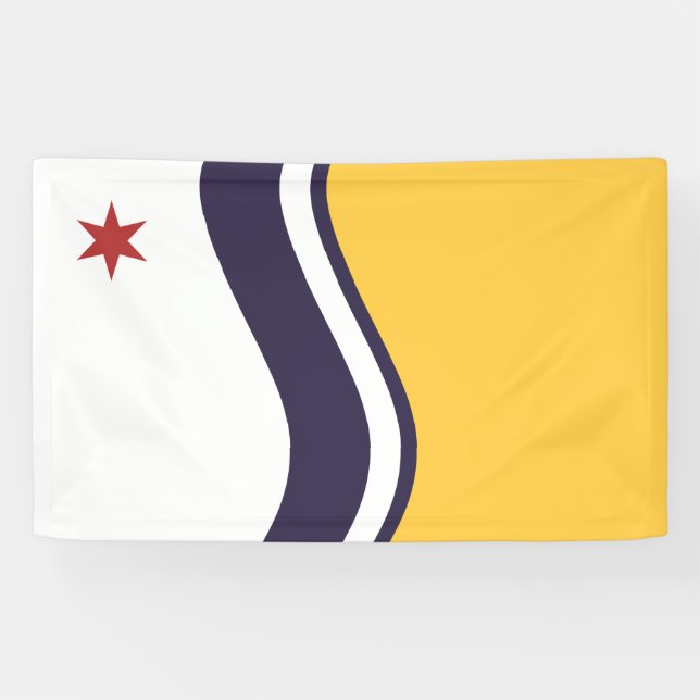 Flag of South Bend (Indiana) Banner (Horizontal)