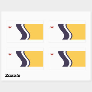 Flag of South Bend, Indiana Rectangular Sticker