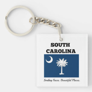 Flag of South Carolina Key Ring