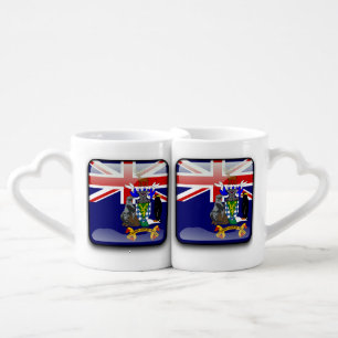 Flag of South Georgia Coffee Mug Set
