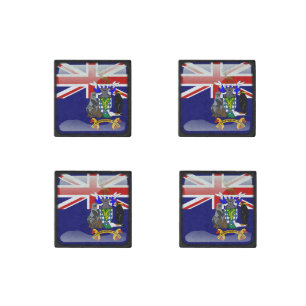 Flag of South Georgia Stone Magnet
