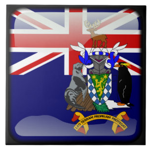 Flag of South Georgia Tile