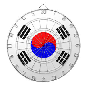 Flag of South Korea Dartboard