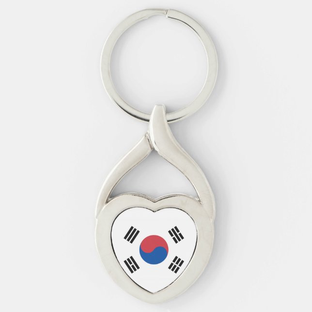 Flag of South Korea Key Ring (Front)