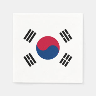 Flag of South Korea Paper Napkins