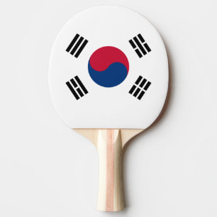 Flag of South Korea Ping Pong Paddle