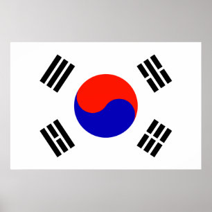 Flag of South Korea Poster