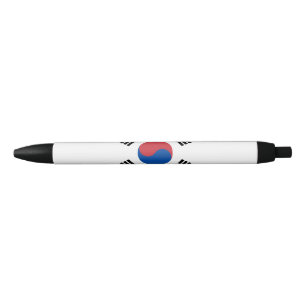 Flag of South Korea (ROK) Black Ink Pen