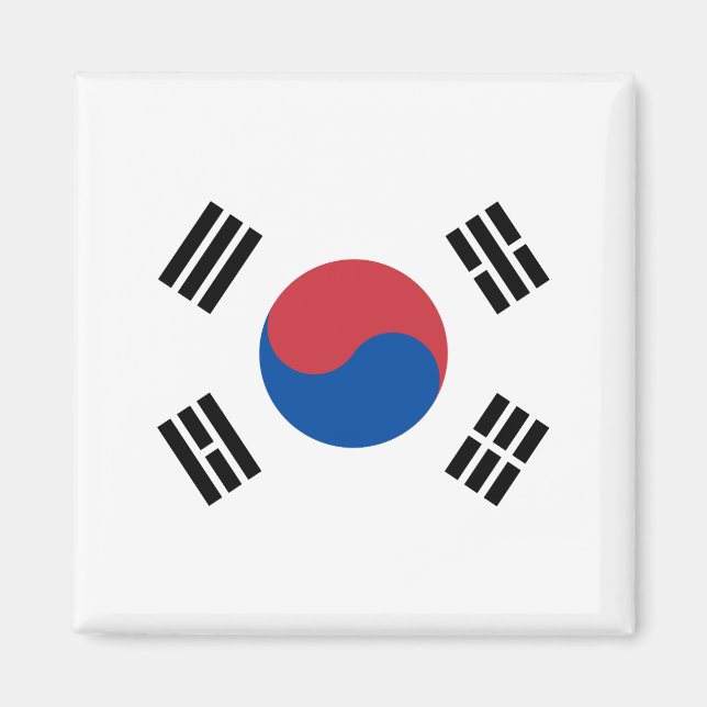 Flag of South Korea (ROK) Magnet (Front)