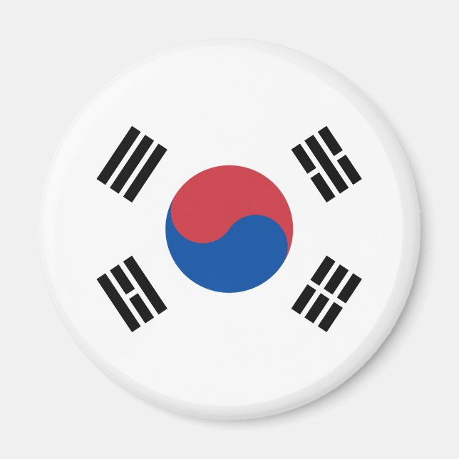 Flag of South Korea (ROK) Magnet (Front)
