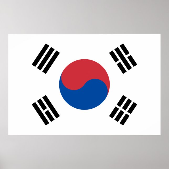 Flag of South Korea (ROK) Poster (Front)