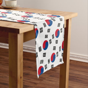 Flag of South Korea Short Table Runner
