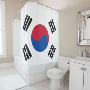 Flag of South Korea Shower Curtain