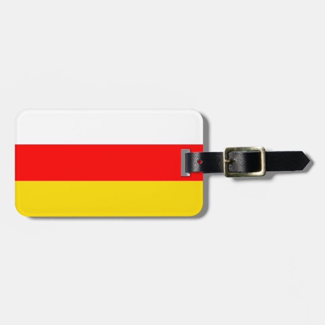 Flag of South Ossetia Luggage Tag (Front Horizontal)