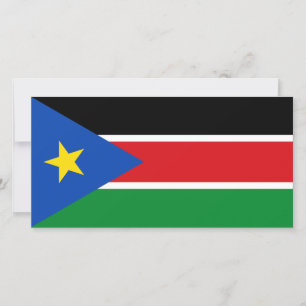 Flag of South Sudan (Africa) Card