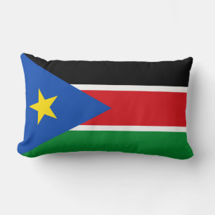 Flag of South Sudan (Africa) Lumbar Cushion