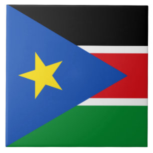 Flag of South Sudan (Africa) Tile