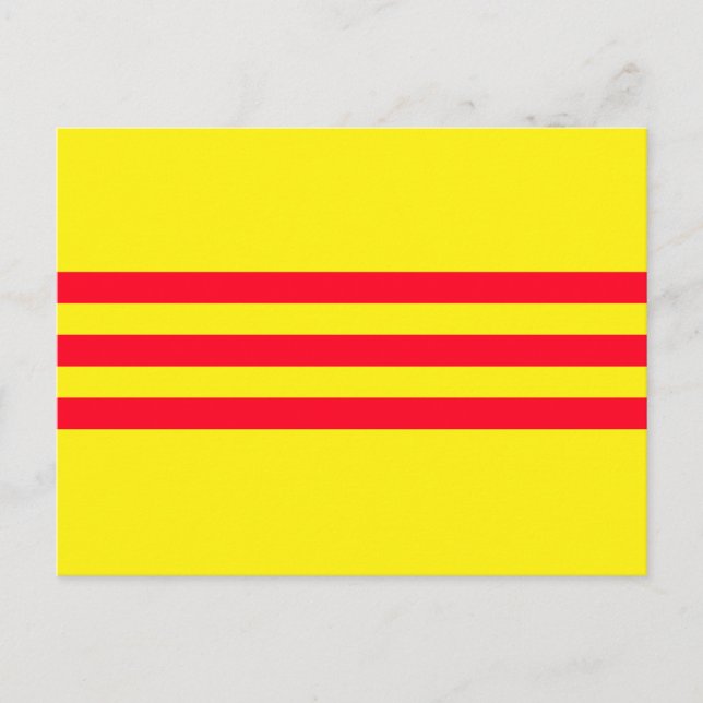 Flag of South Vietnam Postcard (Front)