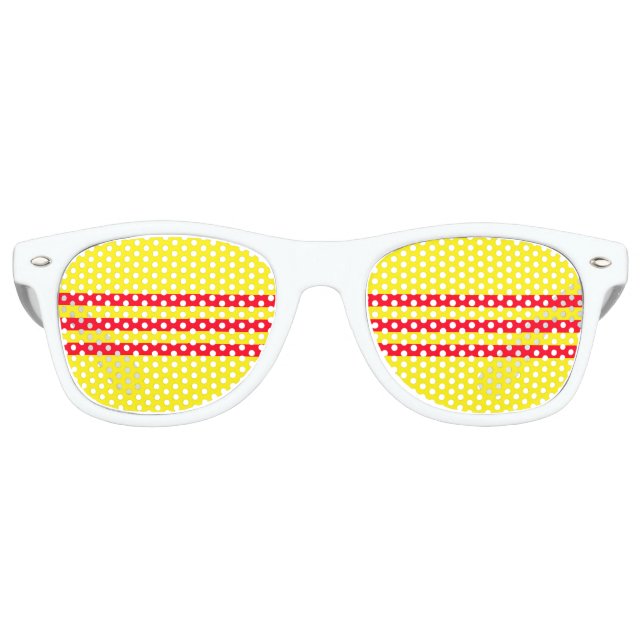 Flag of South Vietnam Retro Sunglasses (Front)