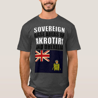 Flag of Sovereign Base Areas of Akrotiri and Dheke T-Shirt