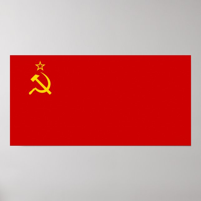 Flag of Soviet Union Poster (Front)