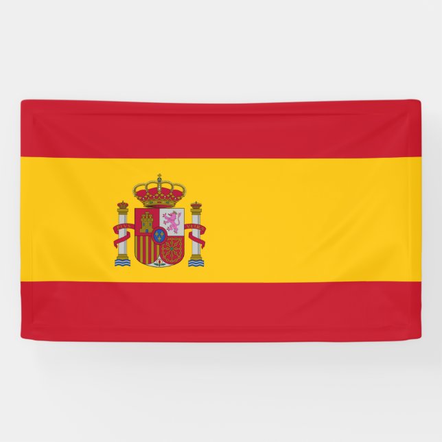 Flag of Spain - Bandera de España Bandera Española Banner (Horizontal)