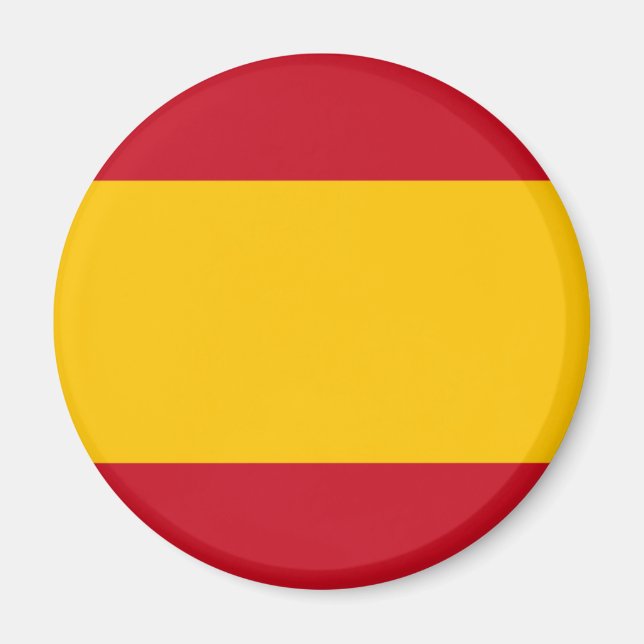 Flag of Spain, Bandera de España, Bandera Española Magnet (Front)