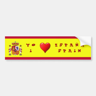 Flag of Spain Bumper Sticker