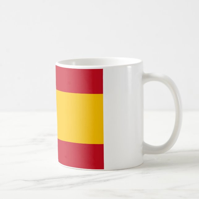 Flag of Spain Coffee Mug (Right)